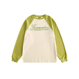 Unisex Jacket Autumn Cracking Patchwork round Neck Sweaters Women's Clothing