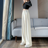 Palazzo Pants Women's Wide-Leg Pants Autumn and Winter Striped Pants Corduroy