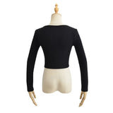 Women T-Shirt Top Women's Autumn and Winter Slim Fit Long-Sleeved T-shirt