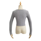 Women T-Shirt Top Women's Autumn and Winter Slim Fit Long-Sleeved T-shirt