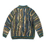 Kapital Sweater Vintage Pingtian Hehongfeng Heavy Industry Three-Dimensional Wave Retro Pullover Sweater