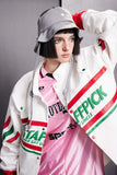 Unisex Jacket Autumn Printed Motorcycle Jacket Women's Clothing