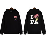 Palm Angle Hoodie Palm Angels Letter Logo Hooded Sweater for Men and Women