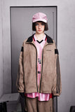 Unisex Jacket Autumn Deerskin Velvet Ribbon Coat