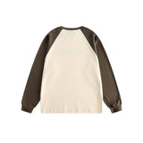 Unisex Jacket Autumn Cracking Patchwork round Neck Sweaters Women's Clothing