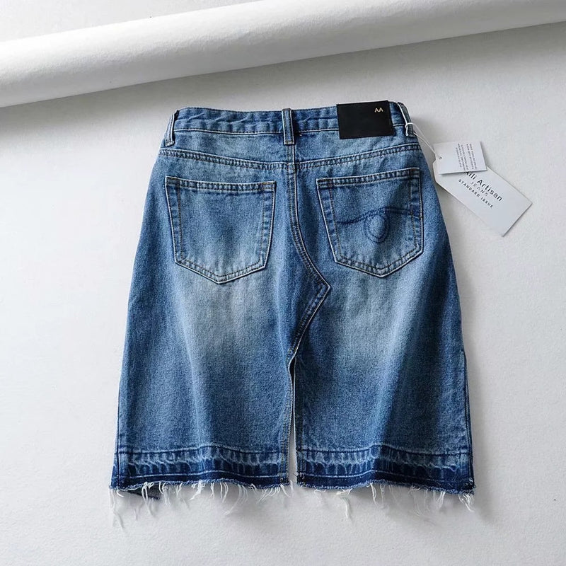Women Skirt Denim Women's Skirt Summer High Waist