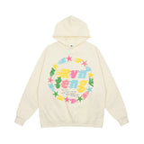 Men Hoodie Flame Letter XINGX Pullover Sweater Loose Casual Hooded Top