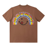 Men T Shirt Printed Short-Sleeved T-shirt Baby Boy and Girl Summer Loose Cotton
