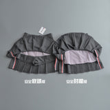 Women Skirt Preppy Style Retro High Waist Pantskirt