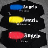 Palm Angle Sweatshirt Palm Angels Letter Print Long Sleeve T-shirt Men and Women Loose