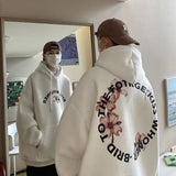 Men Hoodie Hooded Sweater Men Autumn Leisure Printed Loose