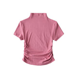 Women's T-Shirt Spring Short-Sleeved T-shirt Women's Ins Stretch Top