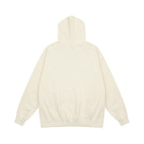 Men Hoodie Flame Letter XINGX Pullover Sweater Loose Casual Hooded Top