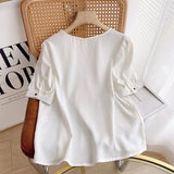 Women T-Shirt Shirt Women's Spring Loose Design Shirt