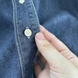 Women T-Shirt Women's Washed Denim Shirt Jacket Long Sleeve Retro