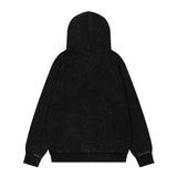 Men Hoodie I Letter Printed Hoodie Men's Loose Zip Masked Pullover Hoodie