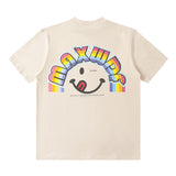 Men T Shirt Printed Short-Sleeved T-shirt Baby Boy and Girl Summer Loose Cotton