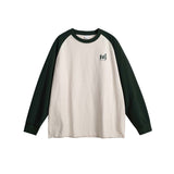 Unisex Jacket Autumn Letter Multicolor Printing T-shirt