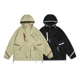 Unisex Jacket Autumn Printing Hooded Casual Jacket