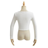 Women T-Shirt Top Women's Autumn and Winter Slim Fit Long-Sleeved T-shirt