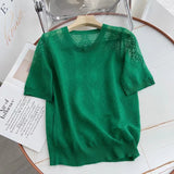 Women T-Shirt Summer Design Sweater Short Sleeve T-shirt Top