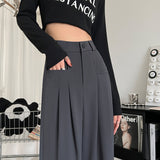 Palazzo Pants Suit Pants Women Spring and Summer High Waist Straight Casual Wide Leg Pants