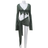 Women Co-Ord Set Women's Sexy Cardigan Blouse Seaside