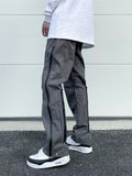 Men Sweatpants Tactical Pants Men's Autumn Zipper Straight