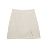 Women Skirt Autumn Suit Coat Straight Shorts Skirt Suit