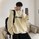 Men Hoodie Loose round Neck Sweater Men's Spring and Autumn Clothes Autumn Sports