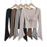 Women's T-Shirt Spring Bottoming Shirt Long-Sleeved T-shirt Top for Women