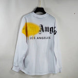 Palm Angle Sweatshirt Palm Angels Letter Print Long Sleeve T-shirt Men and Women Loose