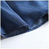Women Skirt Summer Elastic Waist Skirt Women's Denim Skirt