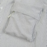 Men's Long Sleeved T Shirt Thin Striped Long Sleeve Shirt Men's Ins Loose Shirt Outer Wear