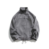 Unisex Jacket Autumn Deerskin Velvet Embroidered Coat for Girls