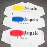 Palm Angle Sweatshirt Palm Angels Letter Print Long Sleeve T-shirt Men and Women Loose
