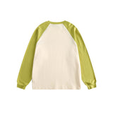 Unisex Jacket Autumn Cracking Patchwork round Neck Sweaters Women's Clothing