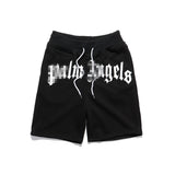 Palm Angle Shorts Palm Angels Loose Letter Print Sports Casual Shorts Men's and Women's Shorts