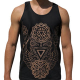 Men T Shirt Printed Men's Sports Vest Cotton Bodybuilding