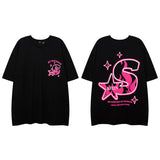 Men T Shirt Printed Short Sleeve Men's Summer Cute T-shirt Women Couple