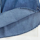 Women T-Shirt Women's Washed Denim Shirt Jacket Long Sleeve Retro