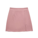 Women Skirt Autumn Suit Coat Straight Shorts Skirt Suit
