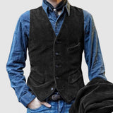 Men's Suits Vests Vintage Men's Vest Corduroy Vest Casual