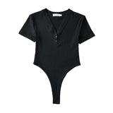 Women T-Shirt Summer Women's Short Sleeve Solid Color Slim Fit
