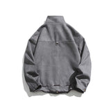 Unisex Jacket Autumn Deerskin Velvet Embroidered Coat for Girls
