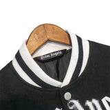 Palm Angle Jacket Palm Angels Embroidered Quilted Baseball Uniform for Men and Women Loose Jacket