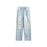 Unisex Jeans Vintage Men's and Women's Loose Straight Jeans